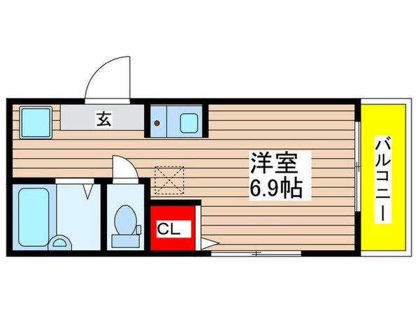 ＭＥＬＤＩＡ平井７丁目の物件間取画像